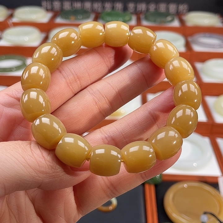 和田玉手串未镶嵌