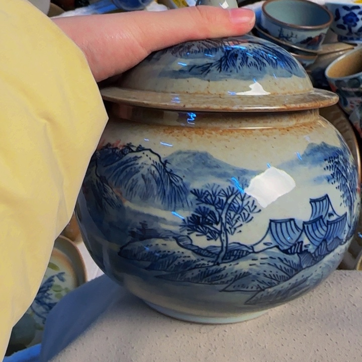 瓷片景德镇陶瓷手工手绘
