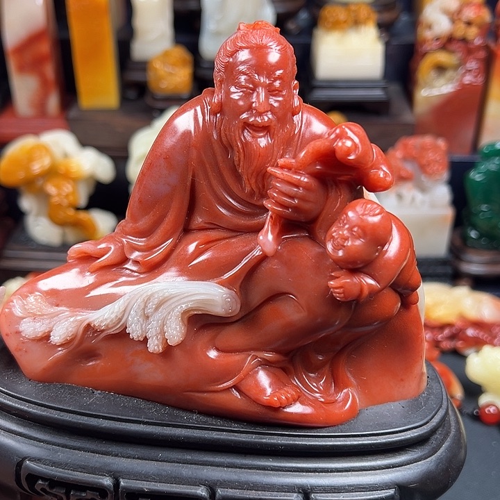 寿山石老性芙蓉石