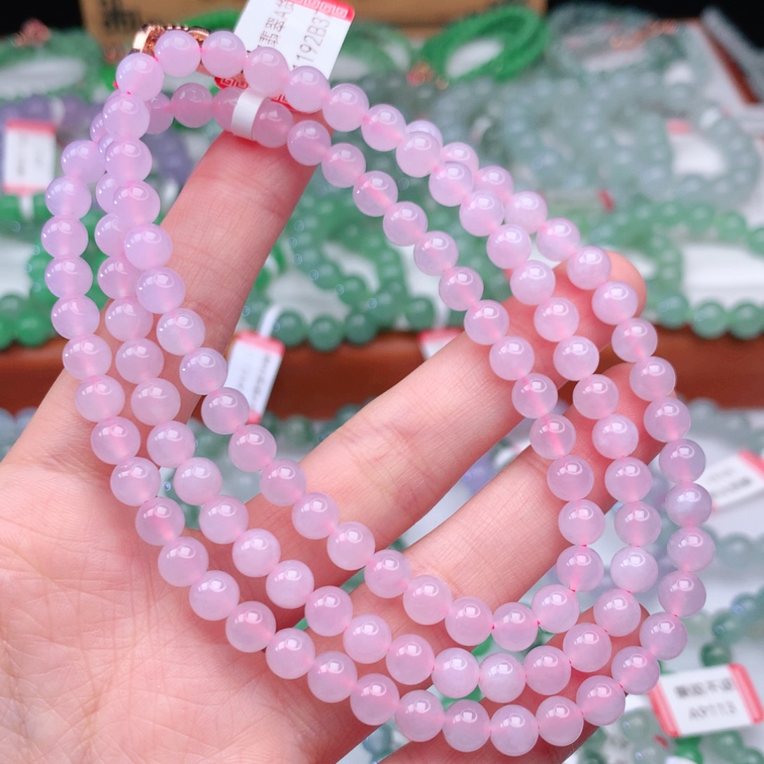 翡翠手链未镶嵌翡翠6mm