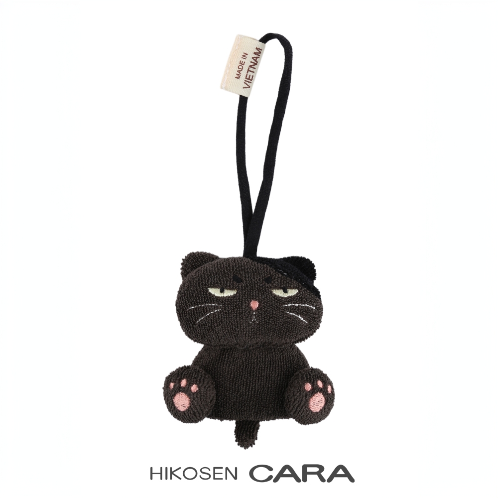 HIKOSEN CARA卡拉猫茶丸挂饰可爱创意酷萌布艺钥匙箱包配件