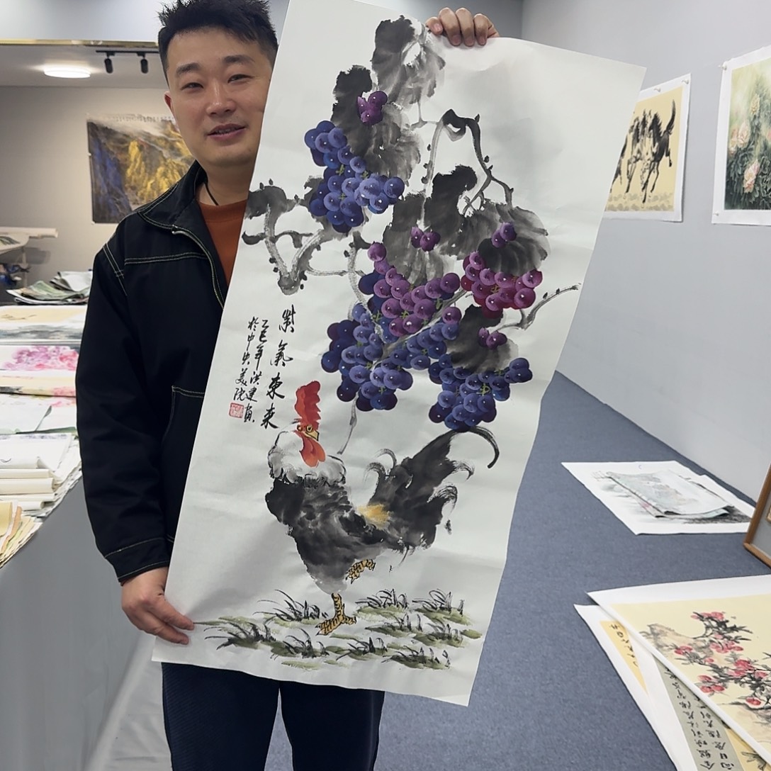 国画国画作品宣纸纯手绘