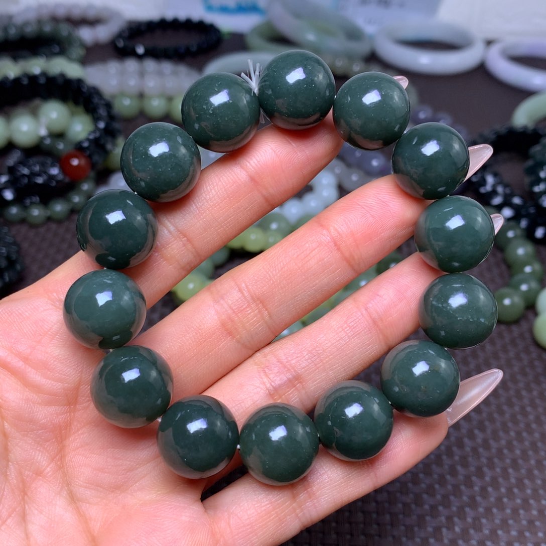 未镶嵌手串和田玉卡16