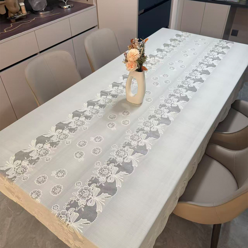 140X200 加厚升级款 米白色桌布茶几布餐桌布防水防油防滑
