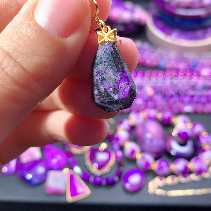 苏纪石（舒俱来）吊坠银S925镶嵌