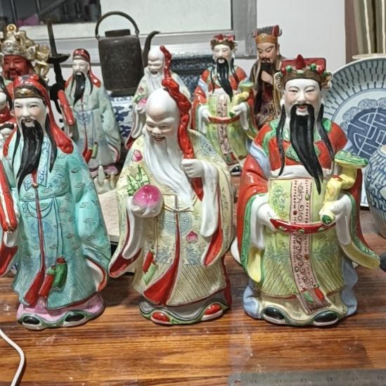 摆件陶青花陶瓷摆件粉彩陶瓷摆件粉彩陶瓷摆件粉彩