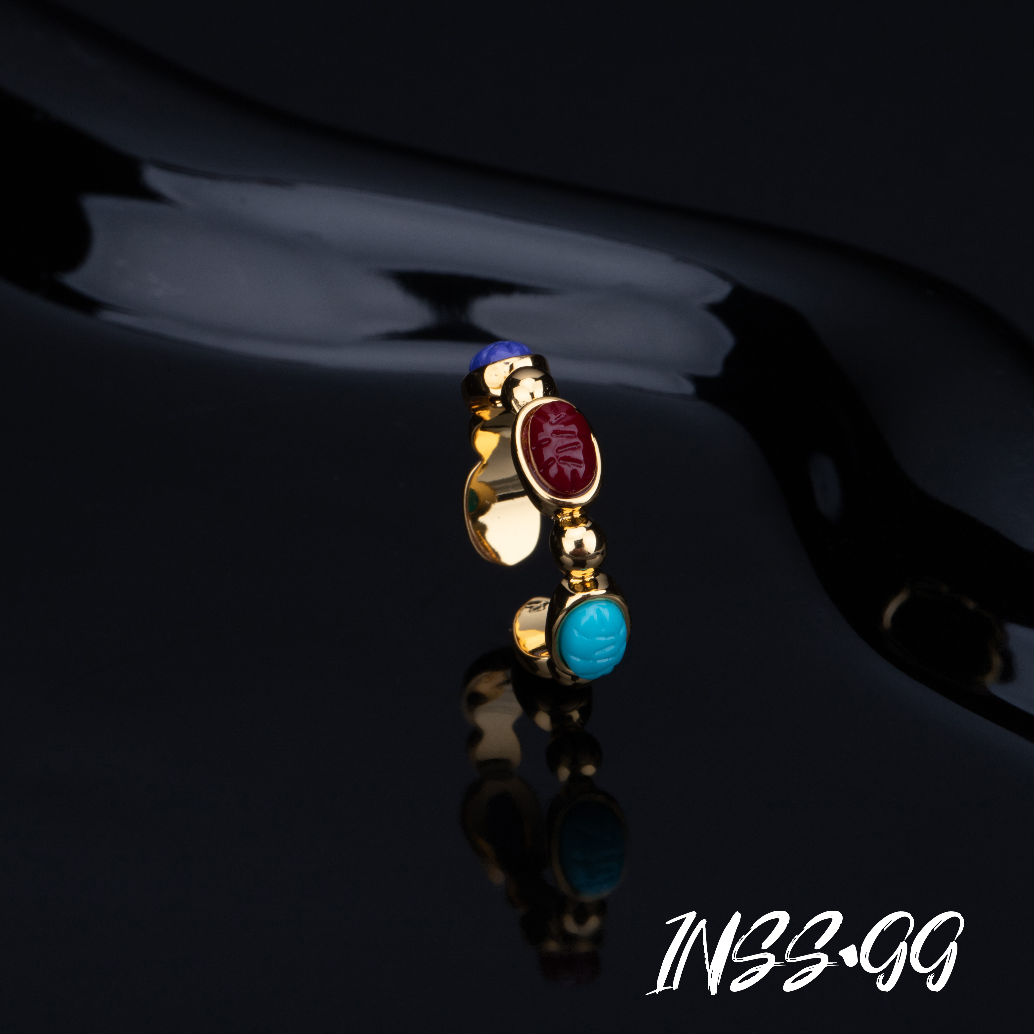 钛钢戒指 【INSS · GG】时尚气质简约百搭小众轻奢戒指J372