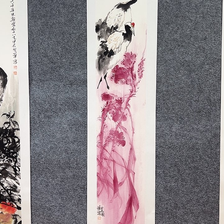 国画知鱼之乐纯手绘