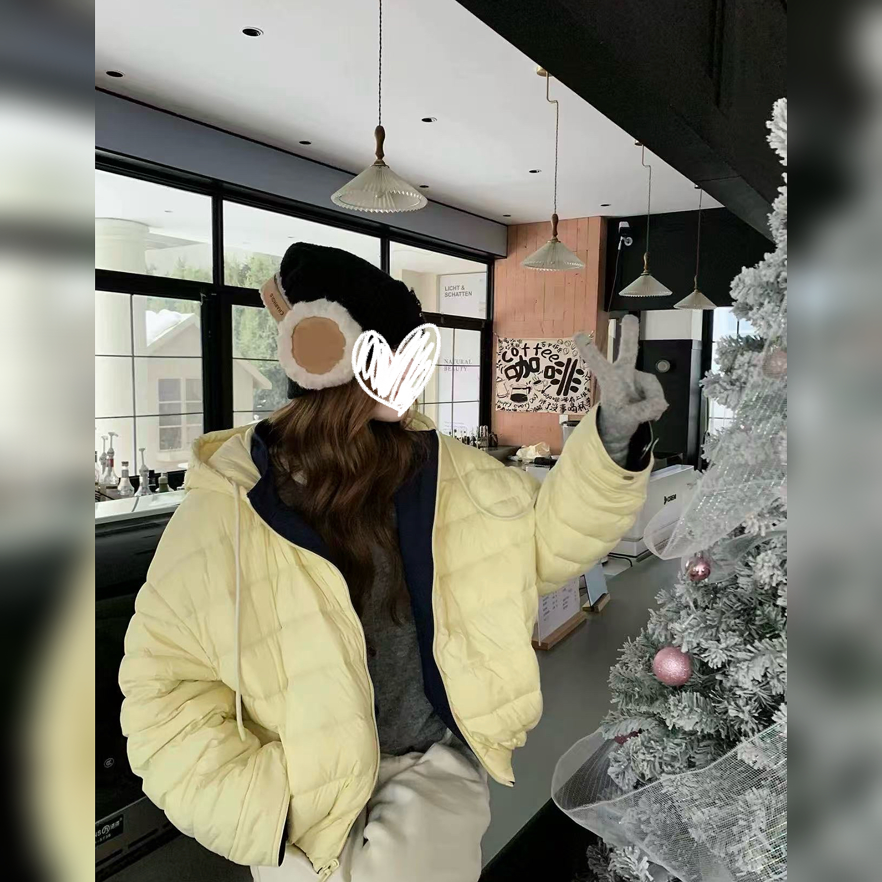 zy@81005 韩系时尚正反两穿连帽休闲外套（衣长64）11-10