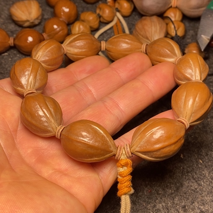 橄榄核手串1.9尺寸26号