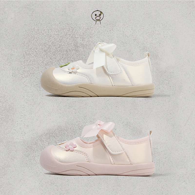 小黄鸭儿童板鞋春秋女童鞋宝宝运动鞋学步鞋女童板鞋公主鞋潮W06