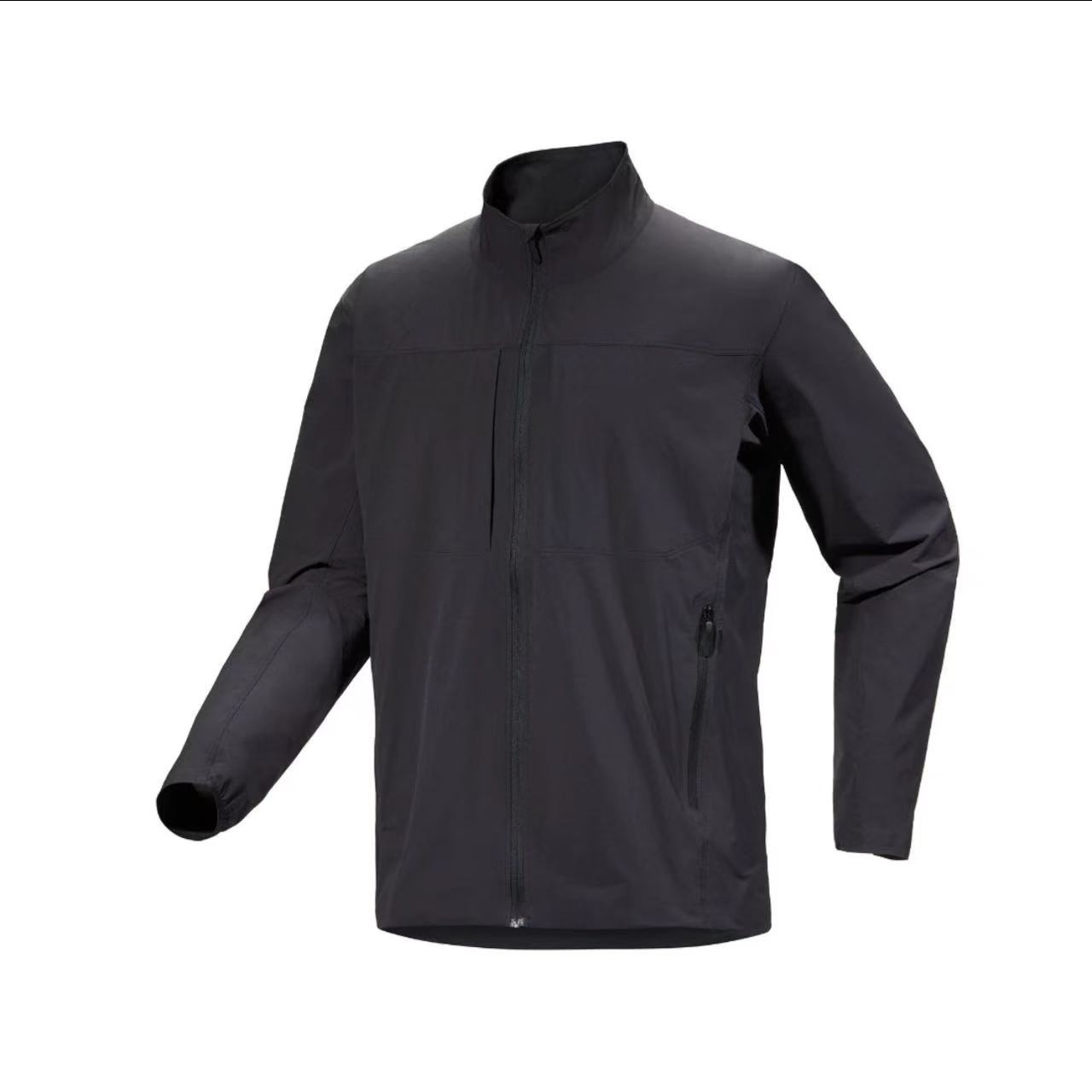 llgm-3春秋男女款户外防风防水连帽夹克/3D立裁软壳冲锋