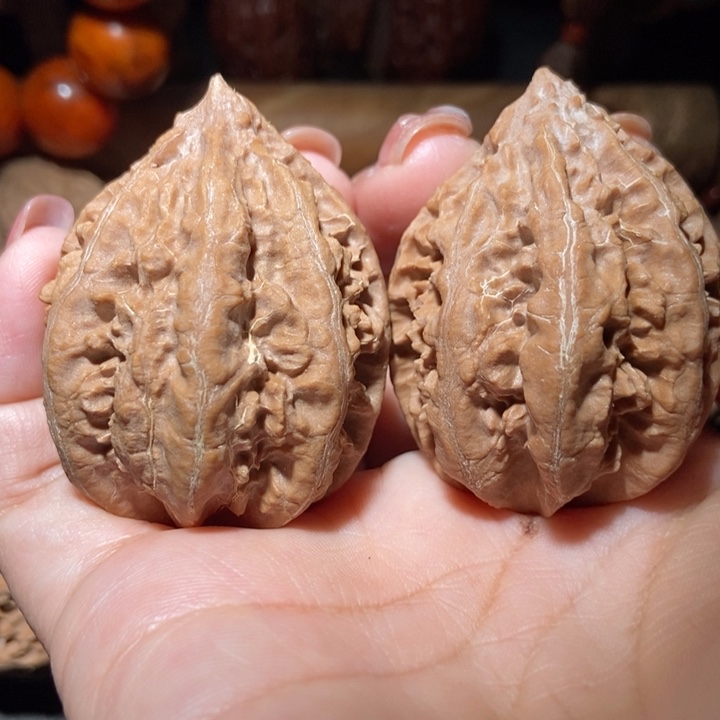 把件文玩核桃东北楸子小雪22