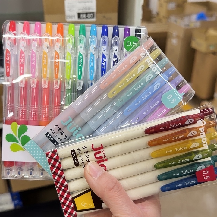 百樂果汁筆24支裝彩色0.5