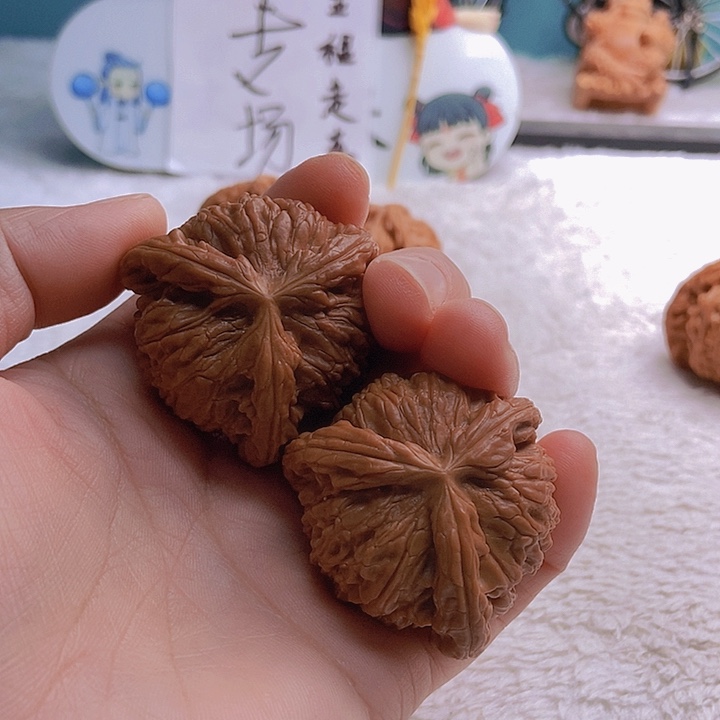 吊坠文玩核桃无*三棱