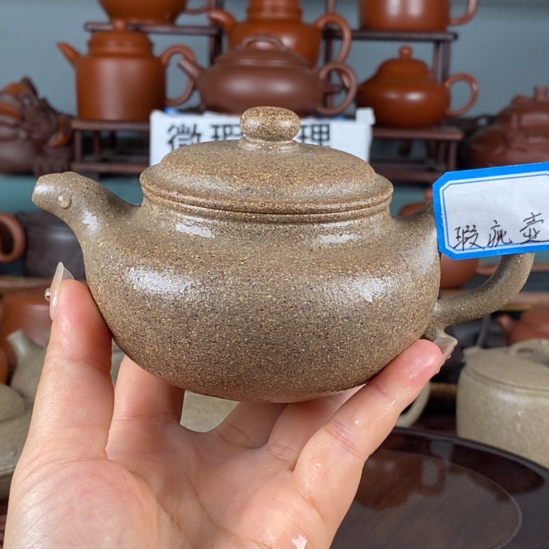 茶壶紫砂仿古 青降坡 250