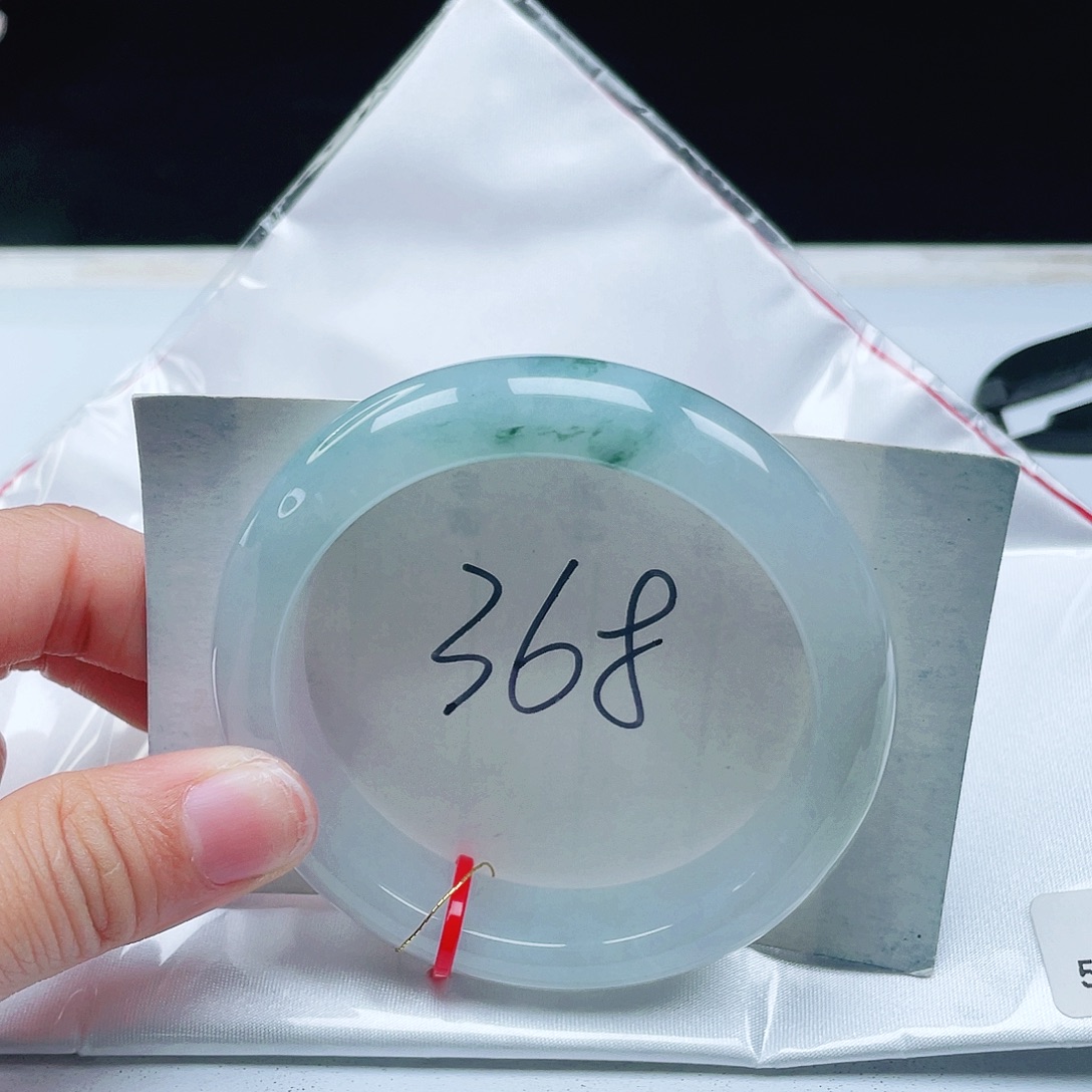 翡翠未镶嵌手镯54正圈