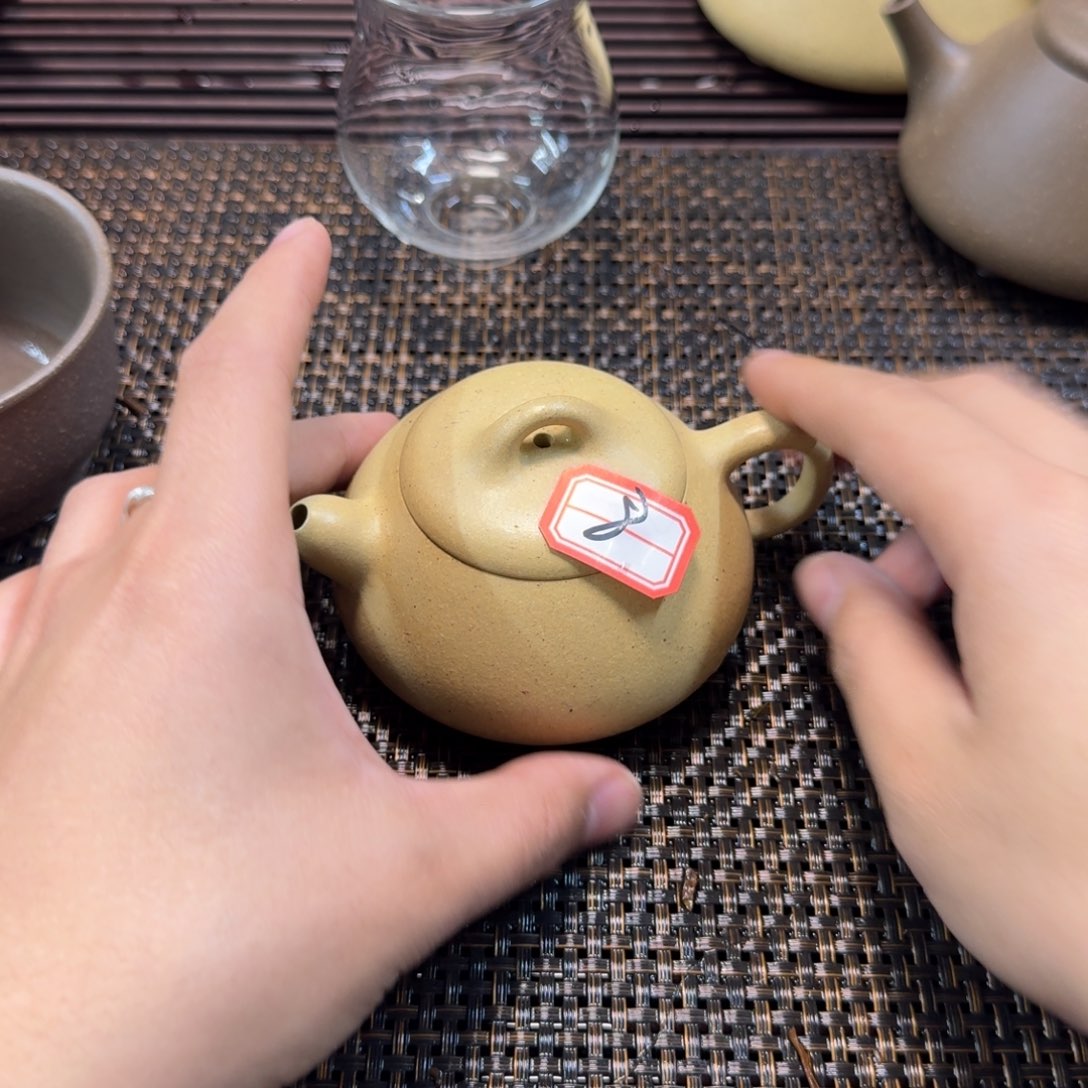 茶壶紫砂8号紫砂壶石瓢160CC