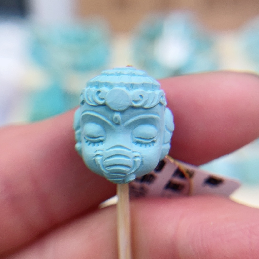 未镶嵌绿松石珠宝奇石