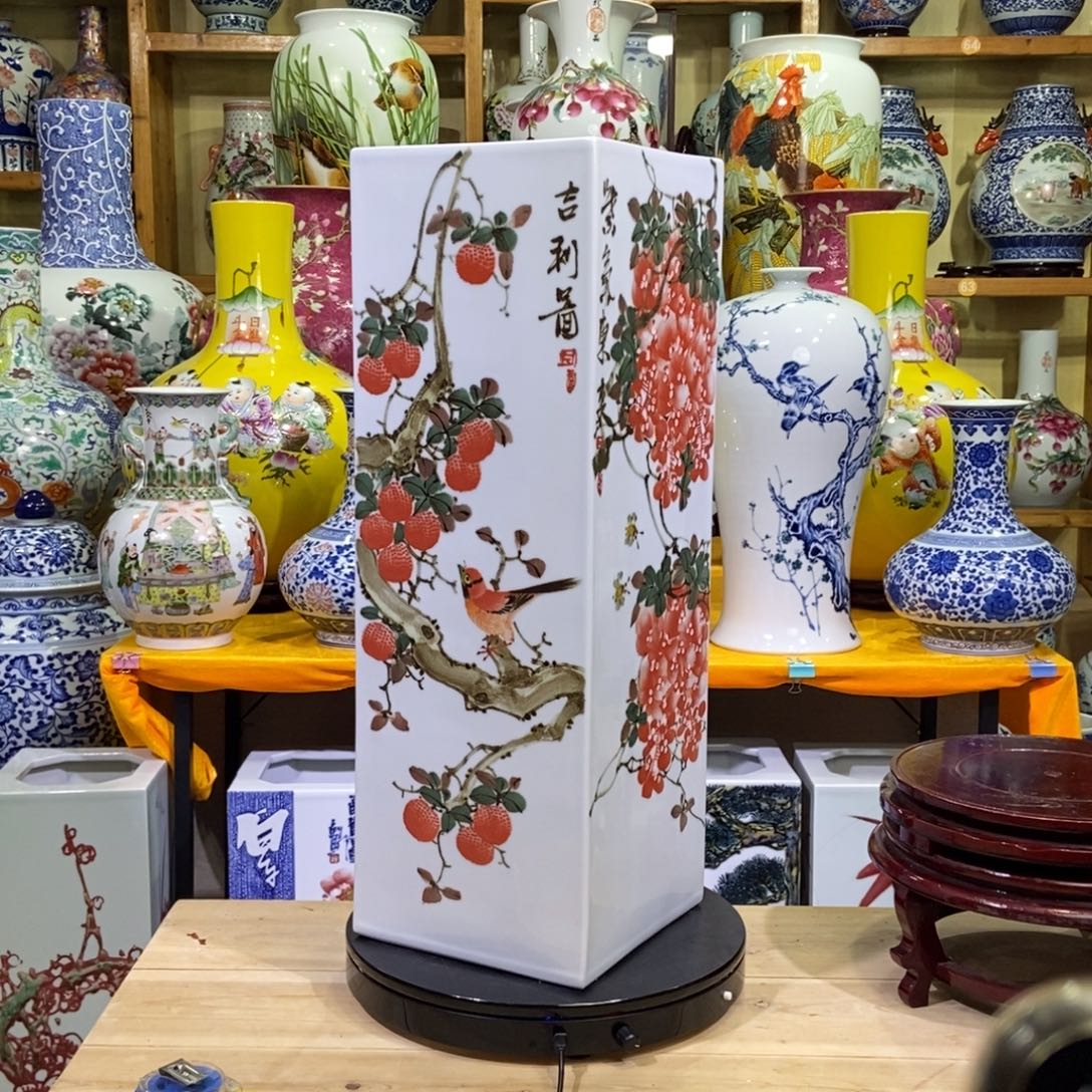 瓶景德镇陶瓷花瓶摆件
