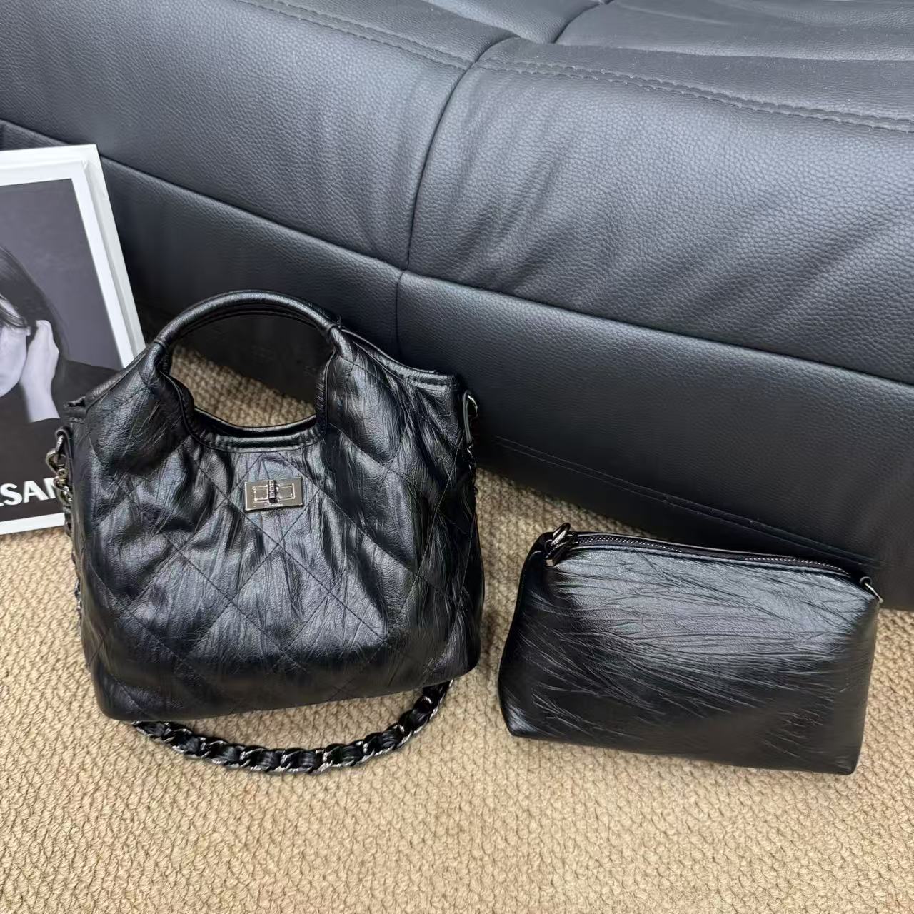 【元旦礼遇季】小D家复古手提包斜挎包女士轻奢风单肩包