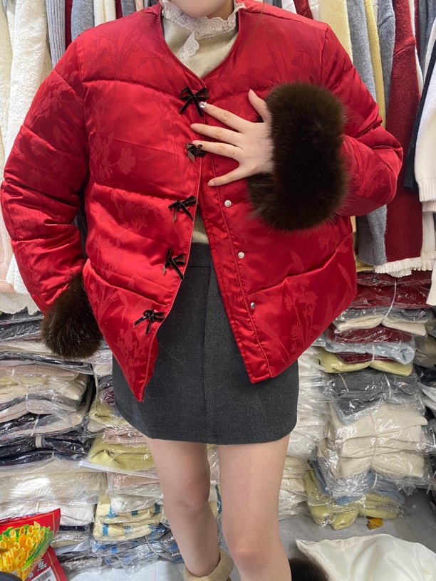 2023新款新中式蝴蝶结外套