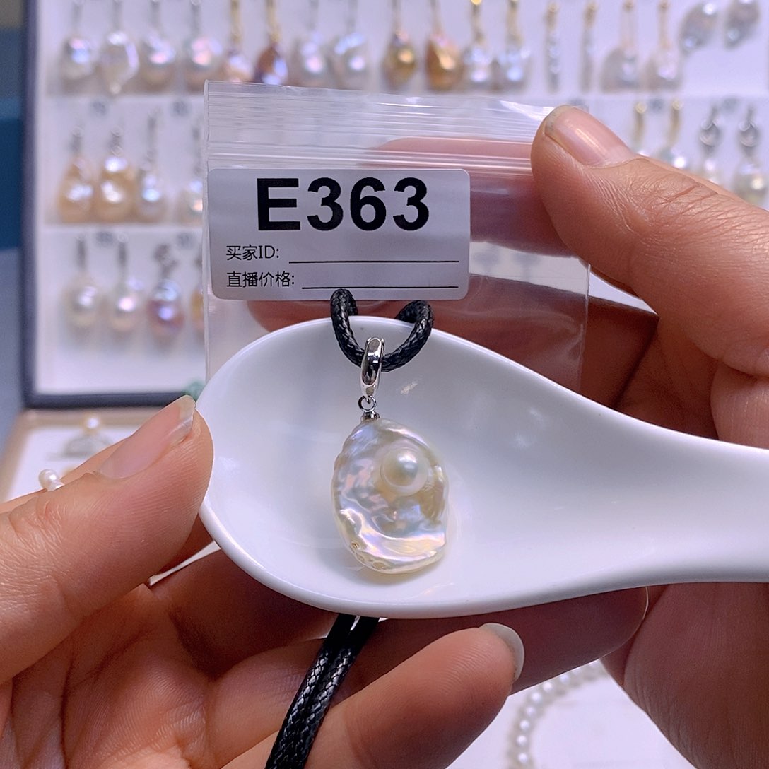 淡水珍珠颈饰银S925镶嵌