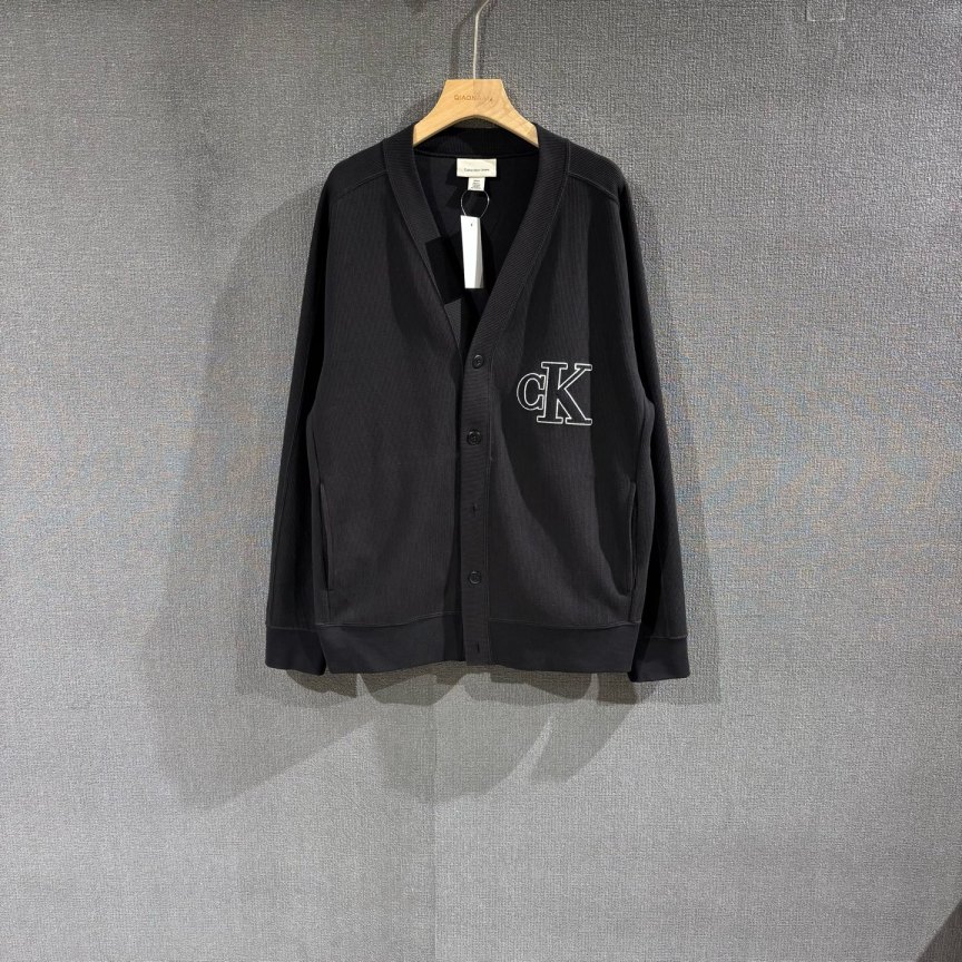 99新 maje  Calvin Klein（pm）黑色针织开衫 s码/0747