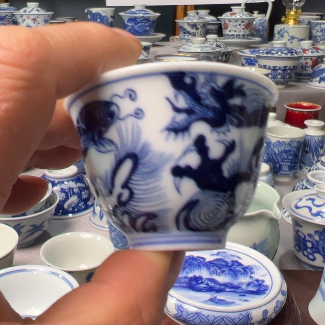 摆件景德镇青花陶瓷