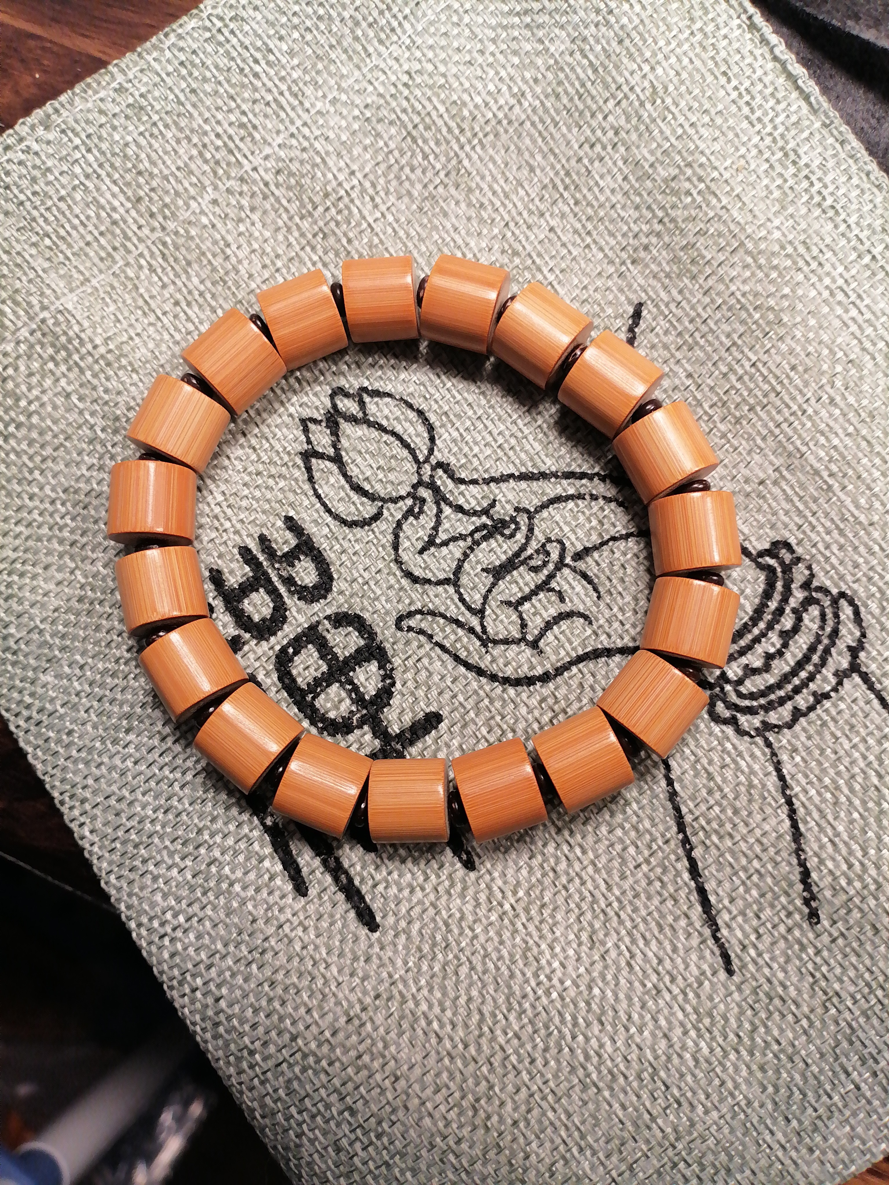 直切带隔片纯原皮红皮老料实心竹