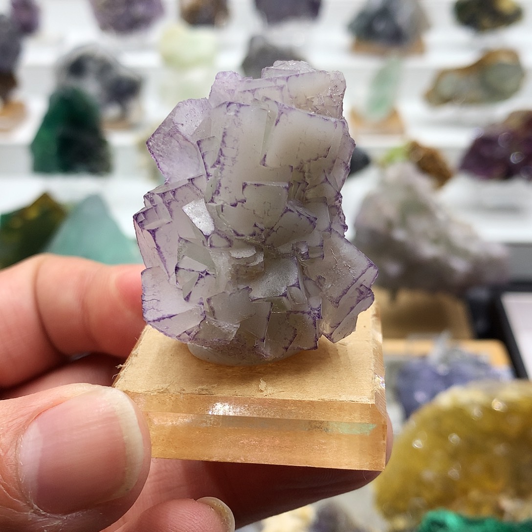 石材贵州紫边青花瓷