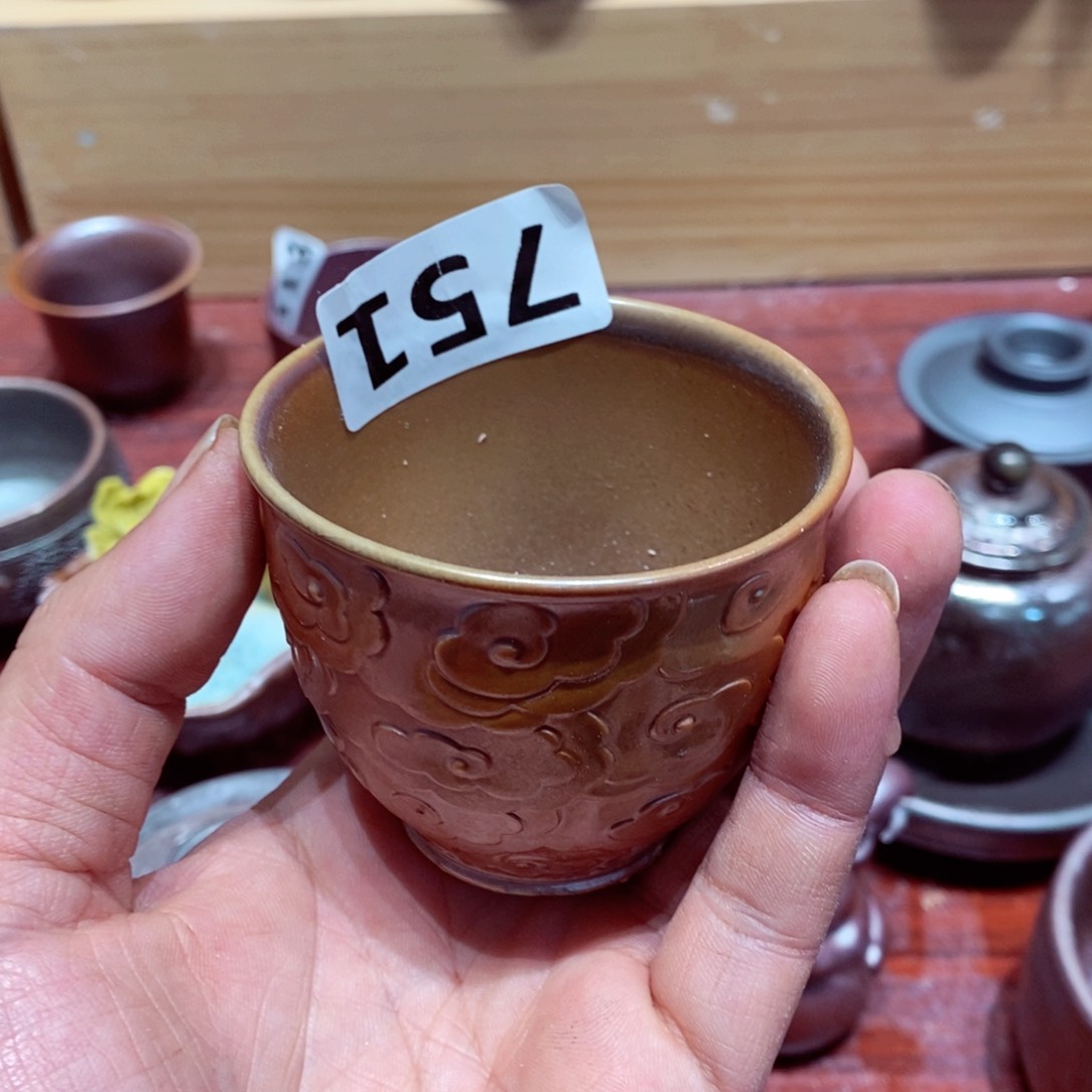 瑕疵，柴烧茶具陶瓷杯子