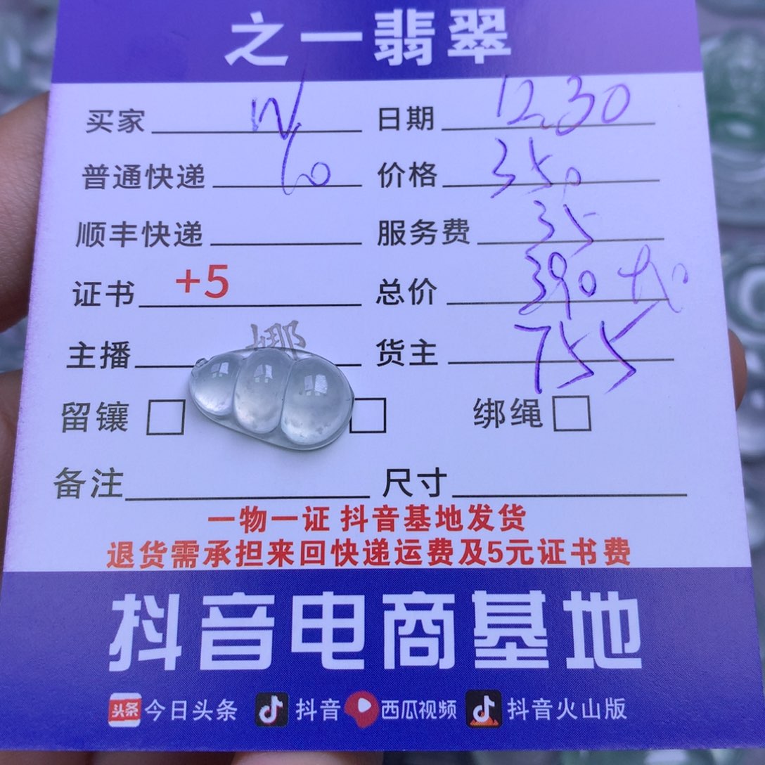 颈饰未镶嵌翡翠W*i