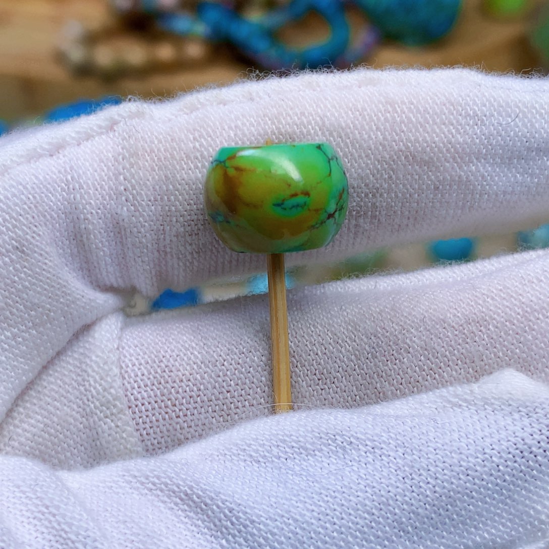 绿松石未镶嵌三彩随行