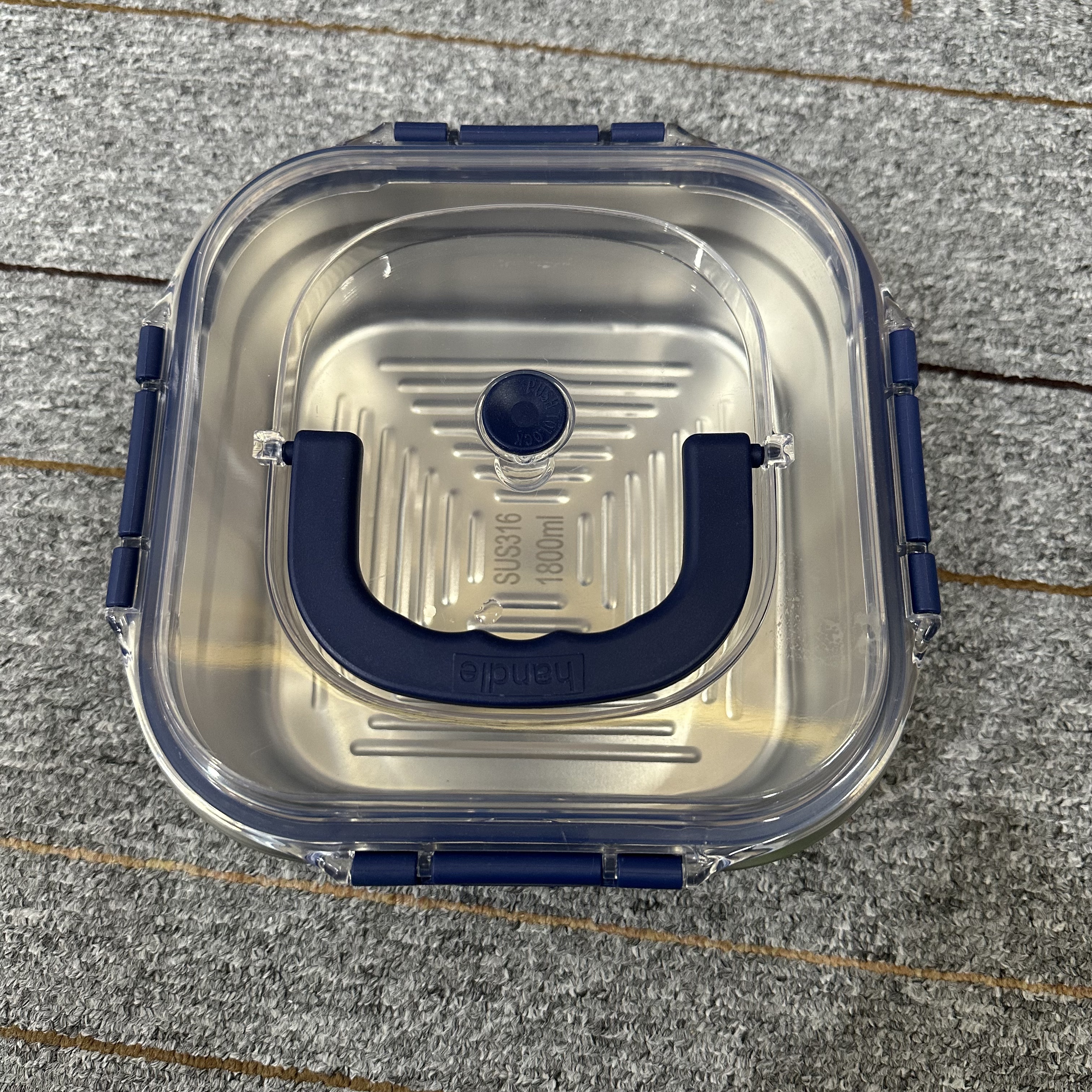 简约型不锈钢保温饭盒