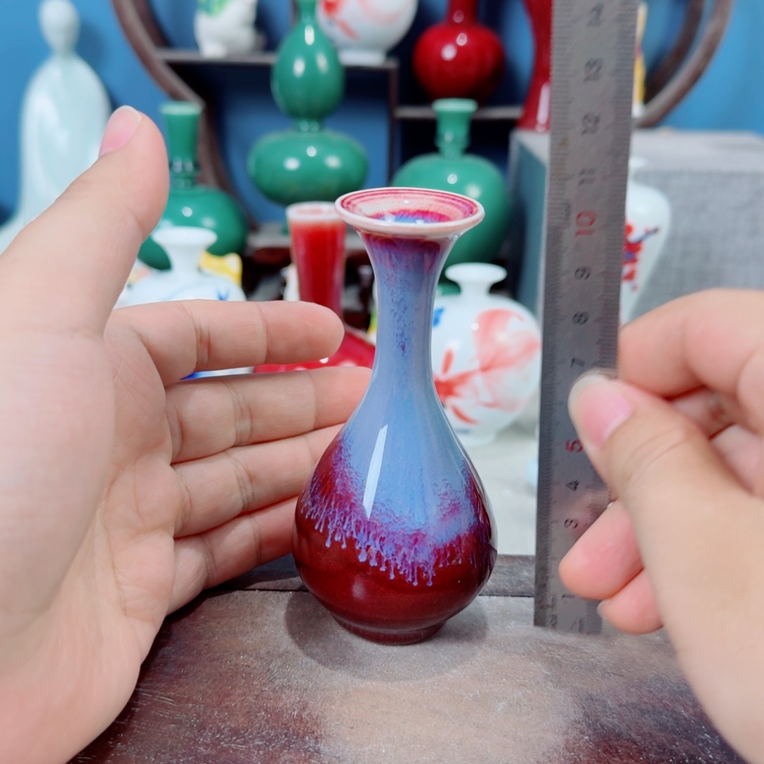 陶瓷手工小花器摆件