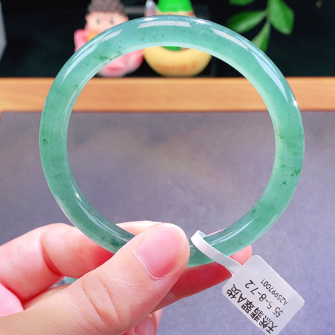 翡翠未镶嵌手镯天然翡翠