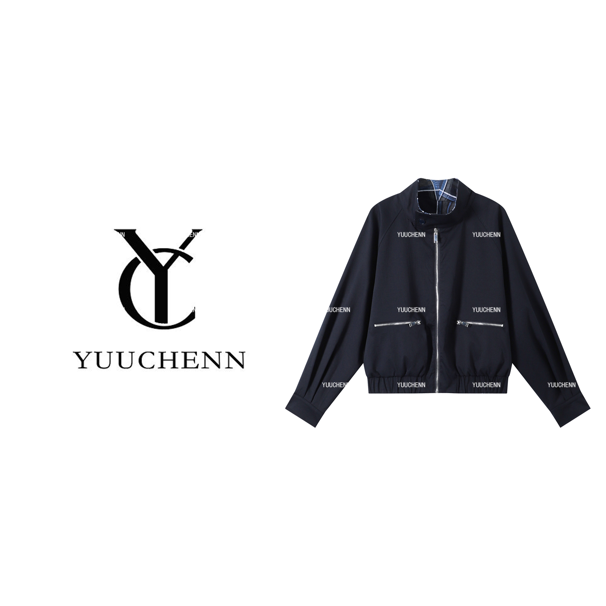 YUUCHENN时尚百搭短外套女秋季新款高级感上衣CZ-25MZ-95104