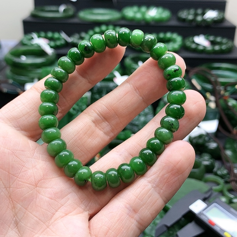 【闪购商品】和田玉（碧玉）手链未镶嵌