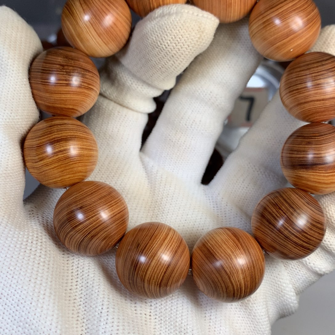 美***行柏木手串/手链太行陈化崖柏手串