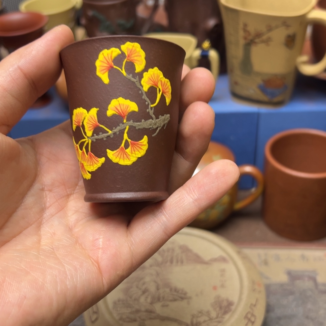 紫砂茶杯紫砂主人杯60cc