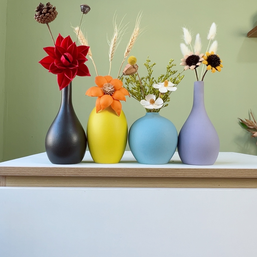 摆件花瓶带花高度20-30厘米左右