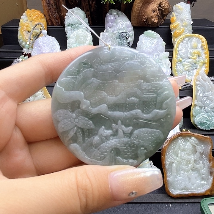 翡翠吊坠(不含链)未镶嵌