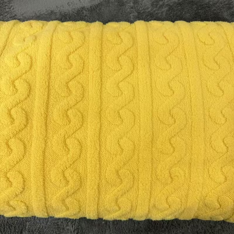 【黄s型毛毯】150牛奶绒柔软亲肤加厚加绒多功能双面纯色毛毯