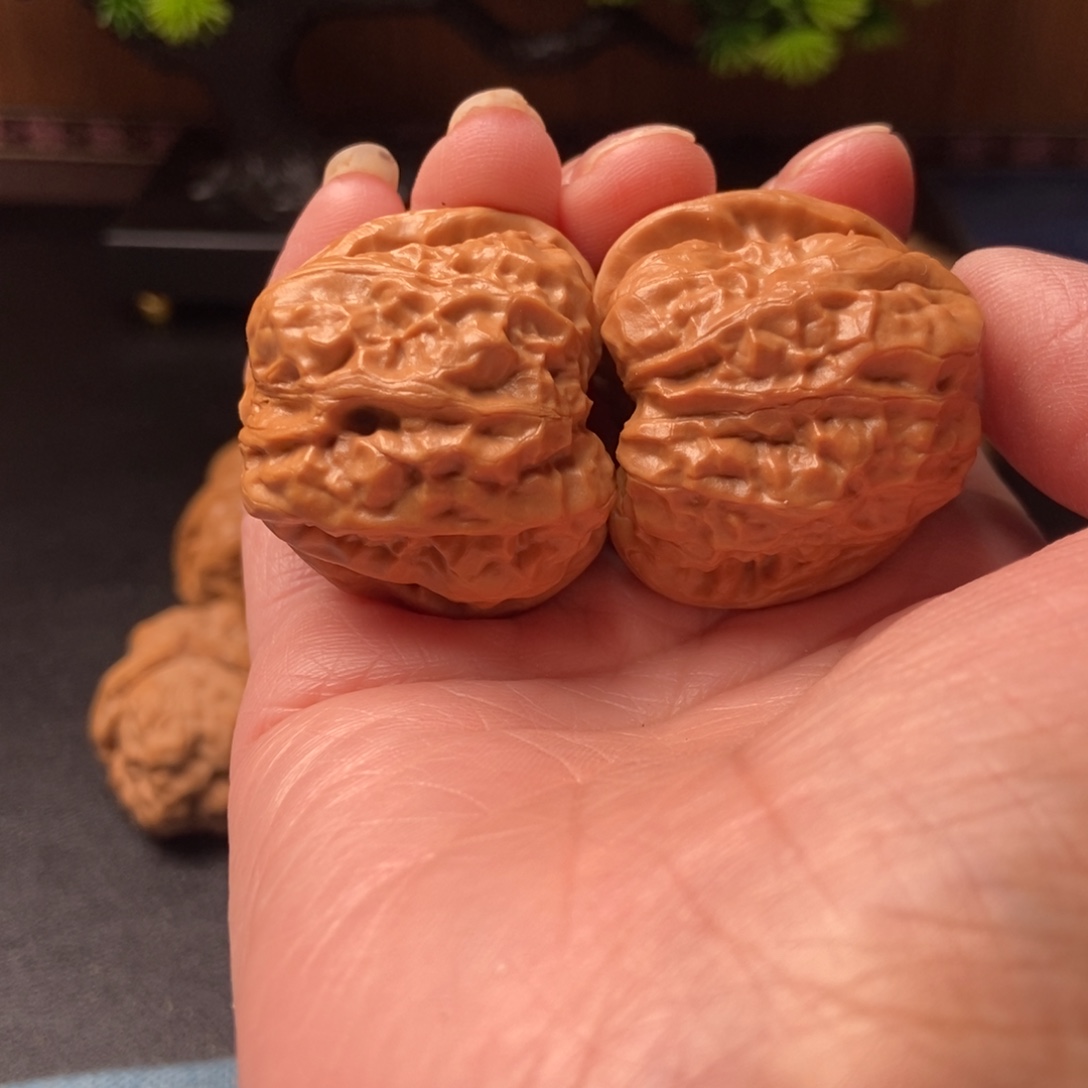 潘***峰文玩核桃把件蛤蟆头