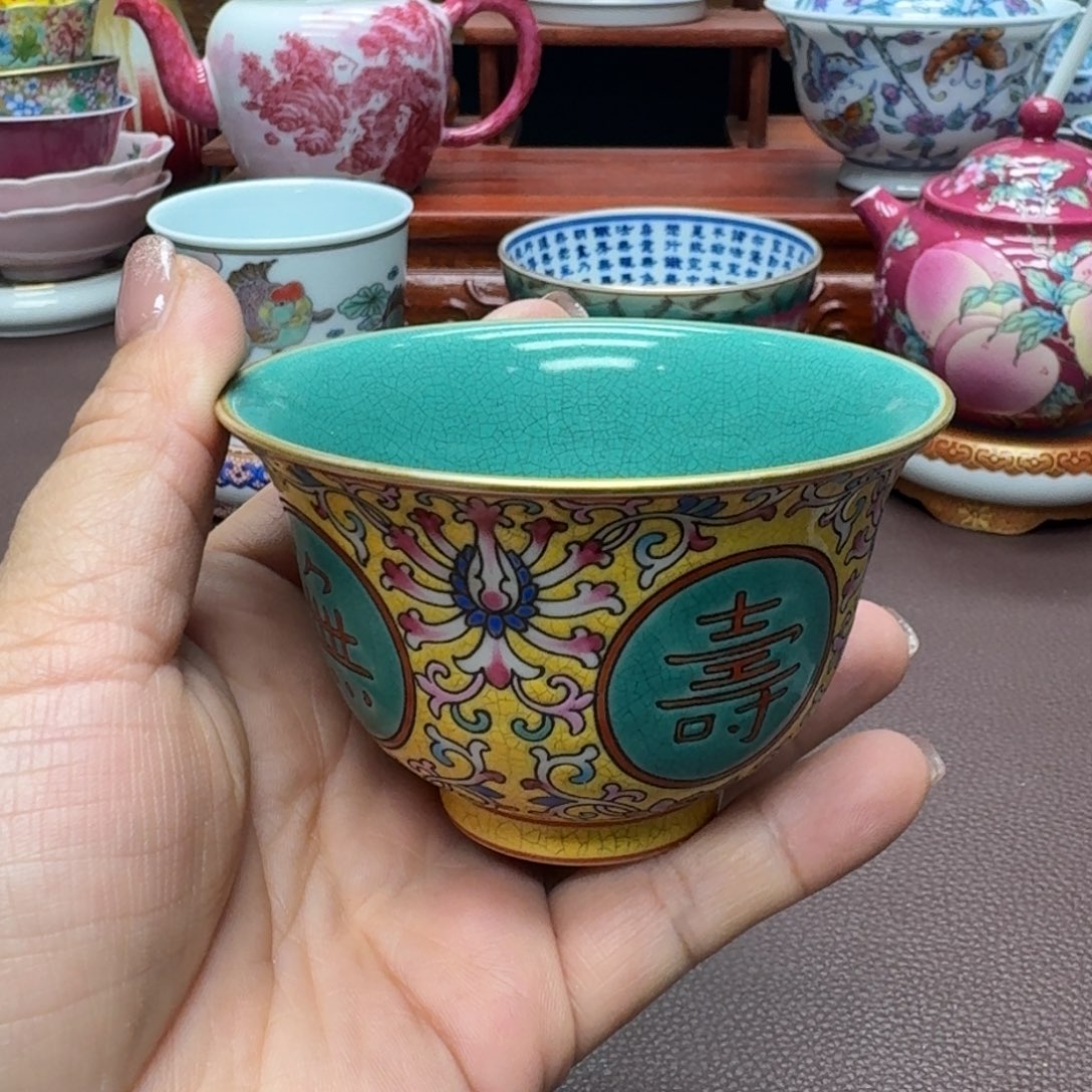 瓷片景德镇仿古手工制作精品展示