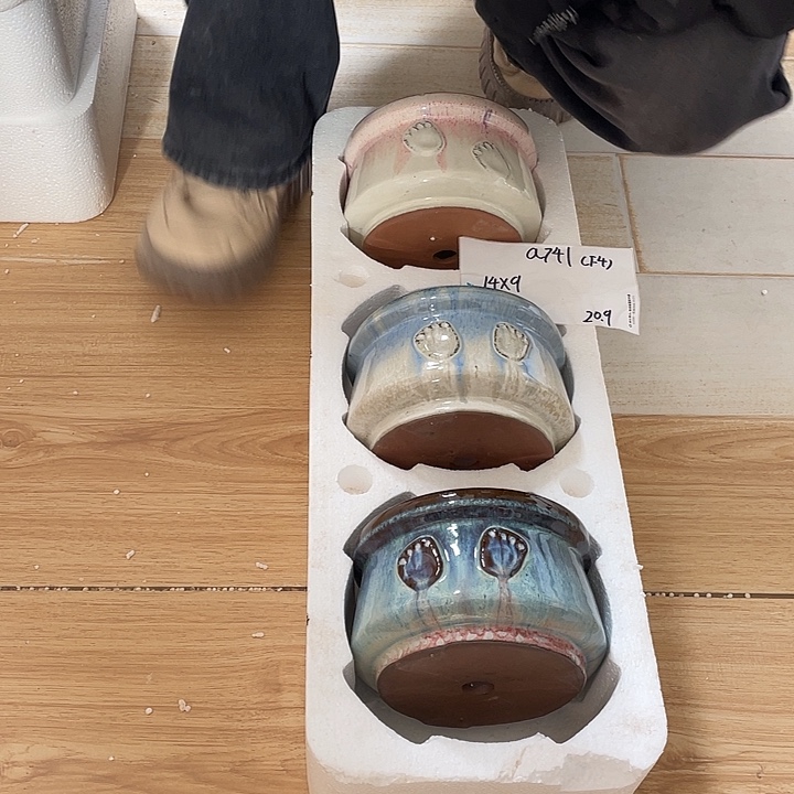 粗陶多肉花盆微瑕741