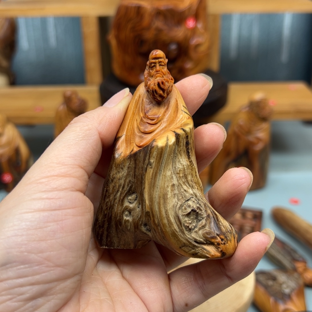 流****柏木崖柏木摆件手把件，