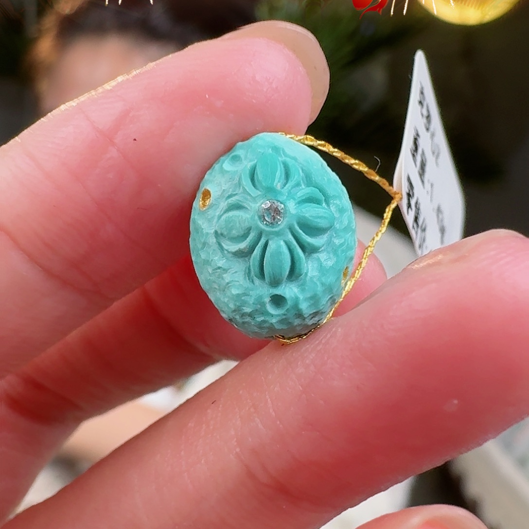 绿松石珠宝奇石未镶嵌