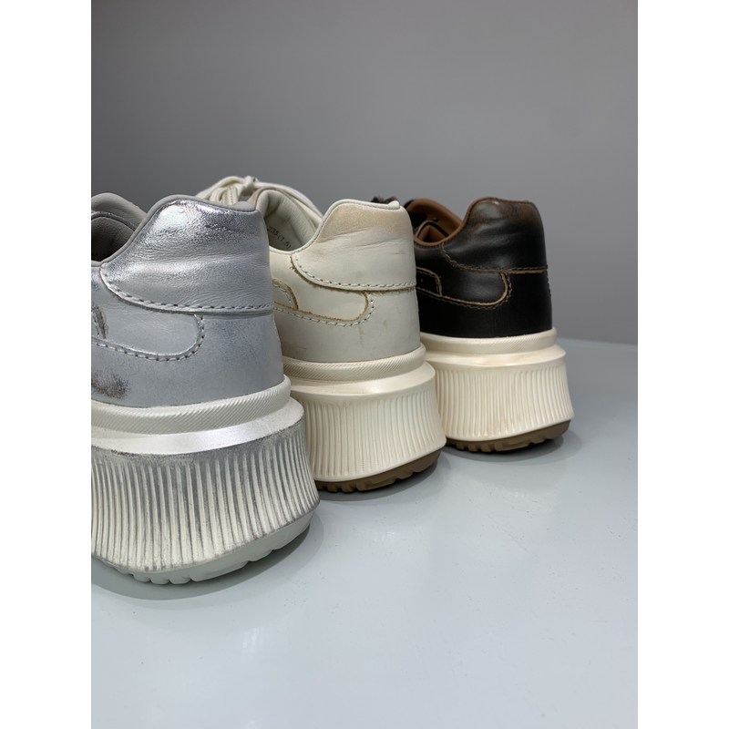 [轻奢] 女鞋百搭通勤硬币厚底休闲板鞋  24FW-1940